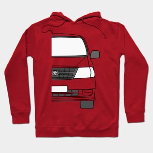 Toyota Hiace front and back design Hoodie